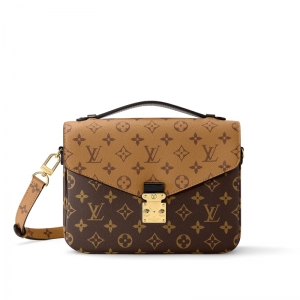 M44876 LV Pochette Metis 手袋 新版Monogram Reverse涂層老花郵差包